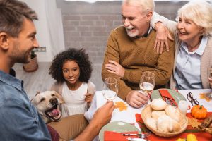 repas de l'Action de grâce en famille